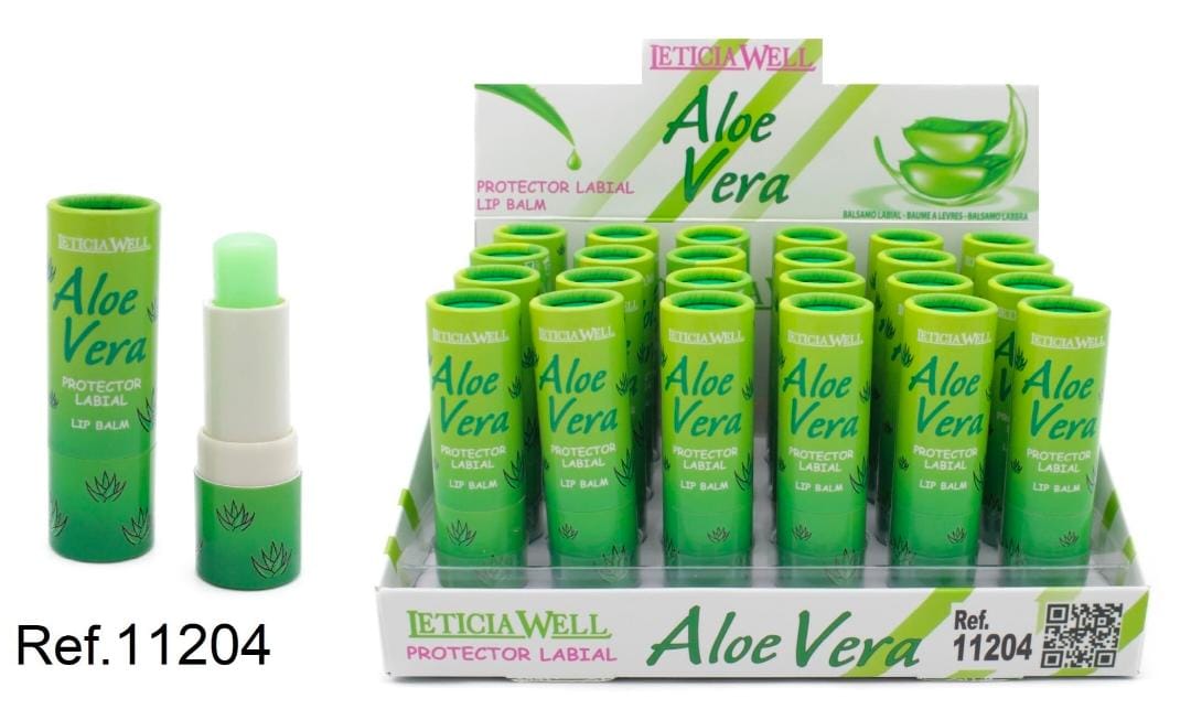 Bálsamo de labios de aloe vera