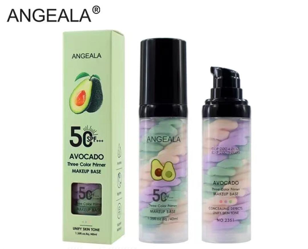 Base todo en uno aguacate con factor solar 50 SPF