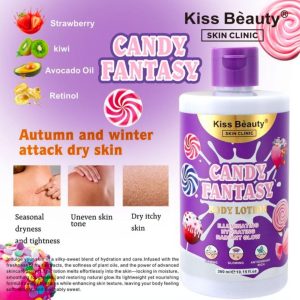Crema corporal kiss beauty candy fantasy