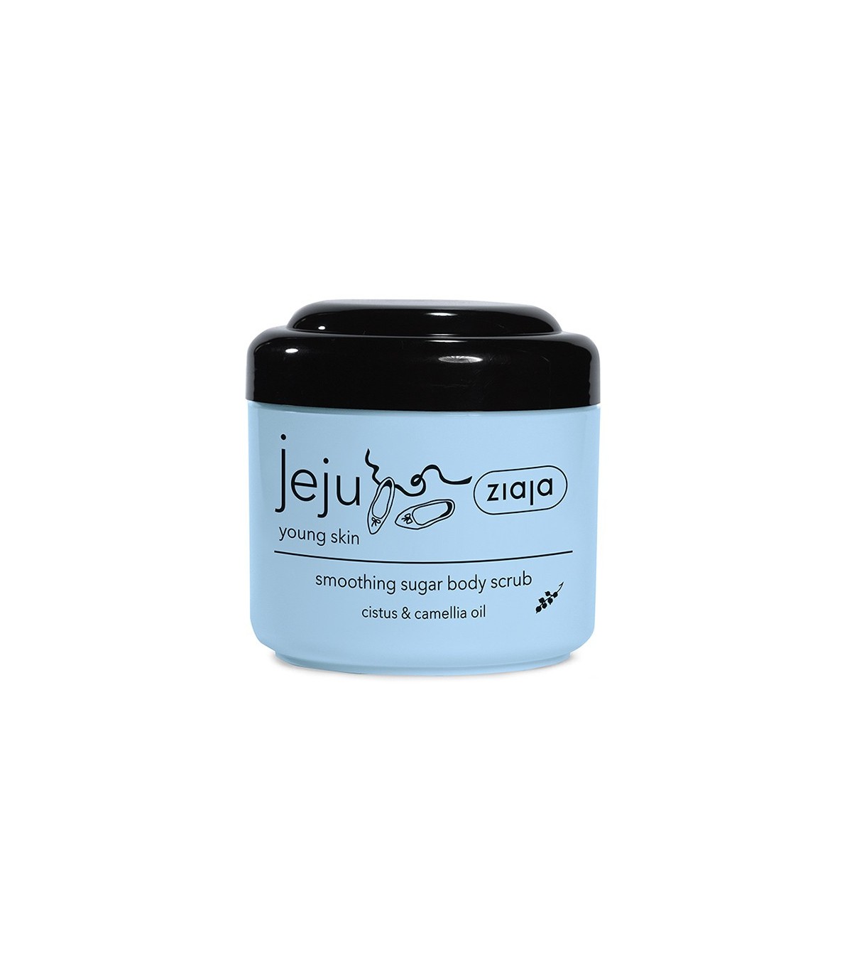 JEJU Exfoliante corporal de azúcar con Aceite de Camelia