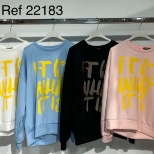 Sudadera IT IS WHAT IT IS